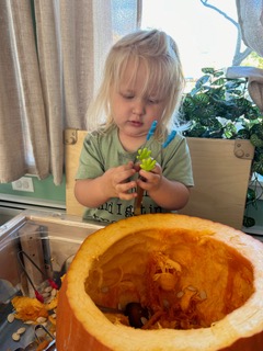 Interactive pumpkin fun